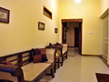 Hallway leading up to the rooms at Serene Villa, Ratnapura